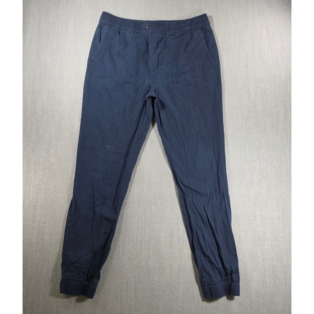 Aero Jogger Pants Women Small Navy Blue Cotton Elastic Waist Casual 608882